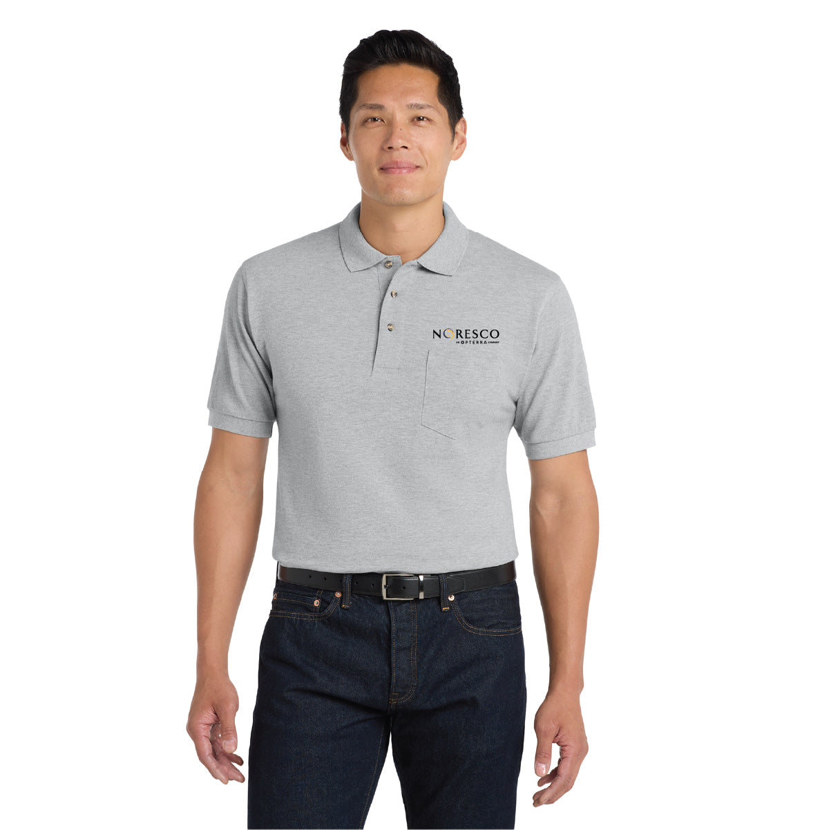 Port Authority Heavyweight Cotton Pique Polo with Pocket - NORESCO