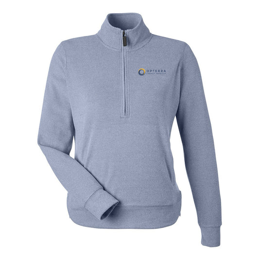 J. America Women's Element Fleece Quarter-Zip Sweatshirt