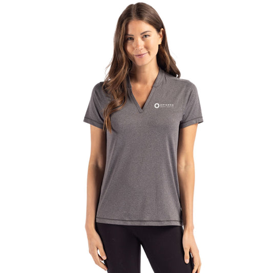 Cutter & Buck Forge Eco Heathered Stretch Womens Blade Top