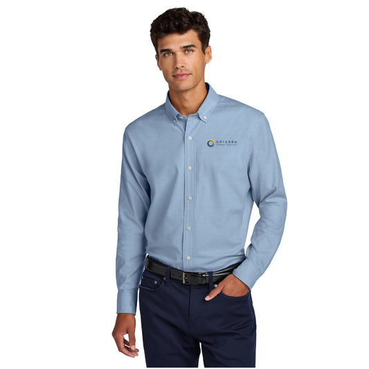Mercer+Mettle® Long Sleeve Modern Oxford Shirt