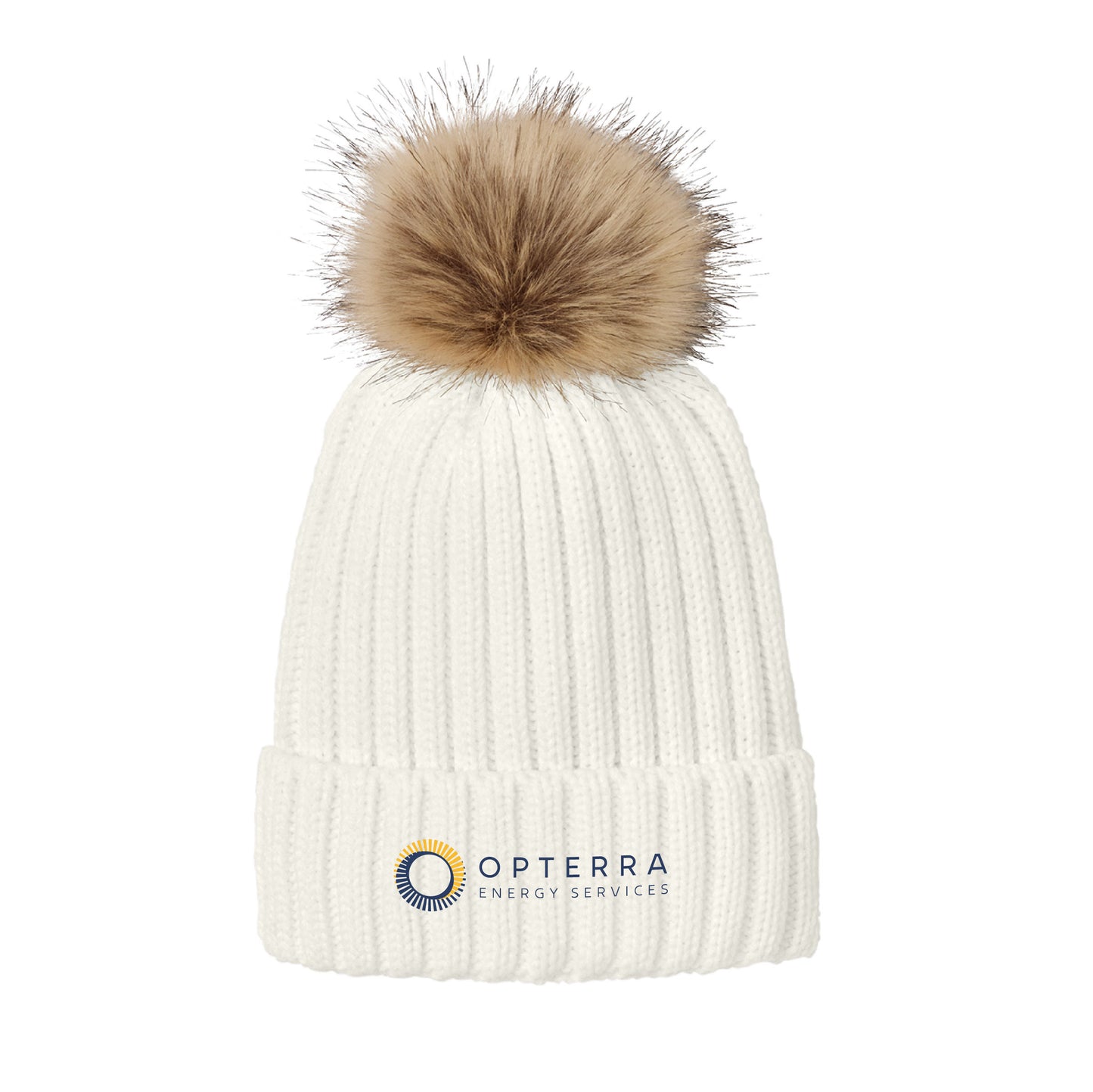 Port Authority Faux Fur Pom Beanie