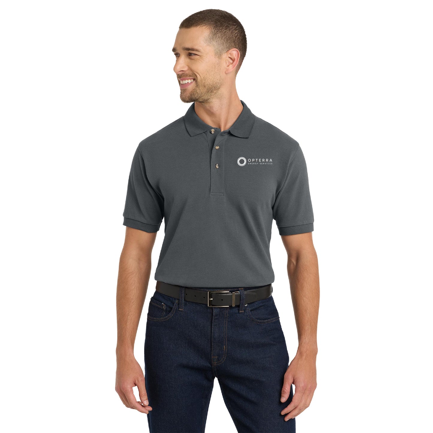 Port Authority Heavyweight Cotton Pique Polo