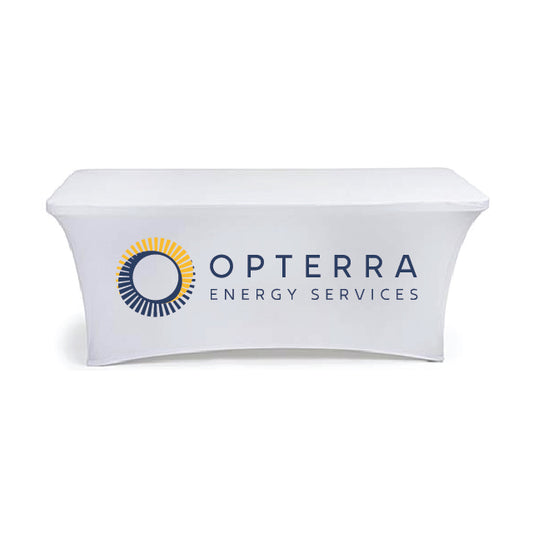 WHITE 6' UltraFit Classic Table Throw
