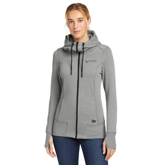 New Era® Women's Tri-Blend Fleece Full-Zip Hoodie