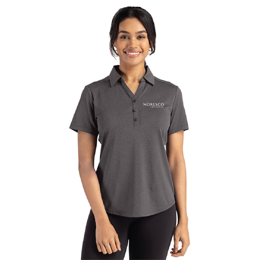 Cutter & Buck Forge Eco Heathered Stretch Womens Blade Top - NORESCO