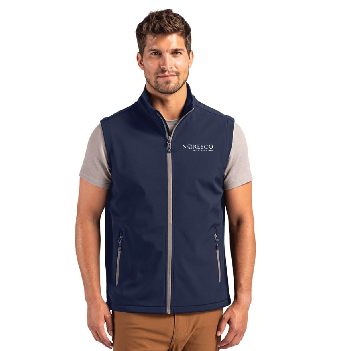 Clique Tempo Stretch Full Zip Mens Softshell Vest - NORESCO