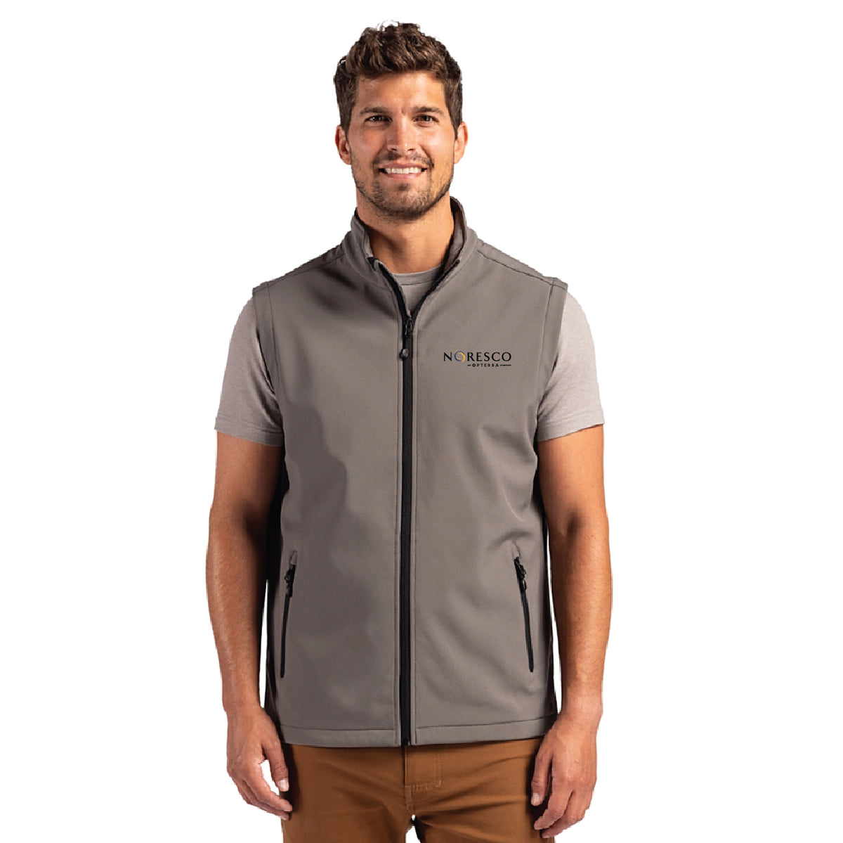 Clique Tempo Stretch Full Zip Mens Softshell Vest - NORESCO